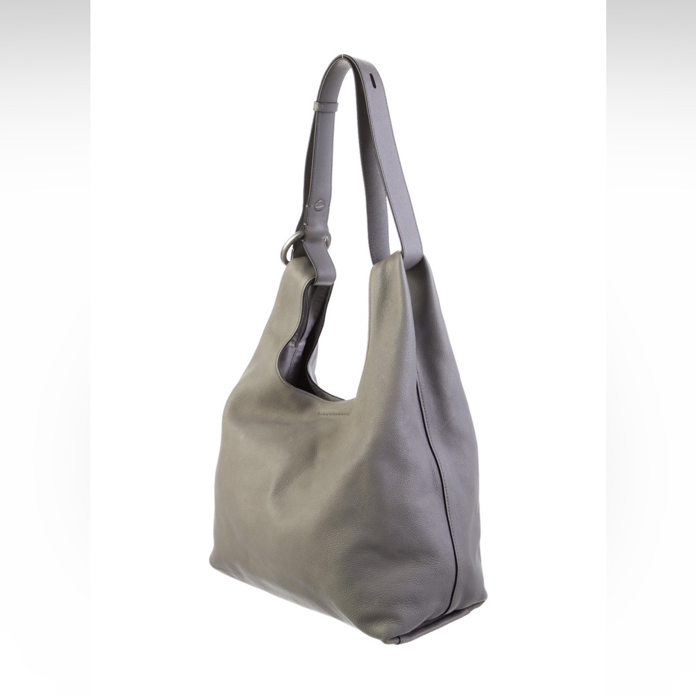 Rebecca Minkoff, Grey, Slouchy Hobo, silver hardware, good condition
